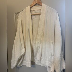 Madewell linen blend kimono style cardigan